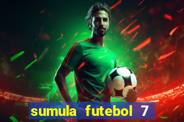 sumula futebol 7 society excel